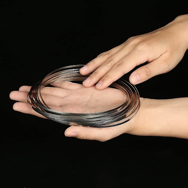 Kinetiska Ringar Utbildning Vår Interaktiv Leksak 3D Skulptering Rostfritt Stål Magiskt Armbandsring Kreativ Stressavlastande Leksak för Vuxna Barn