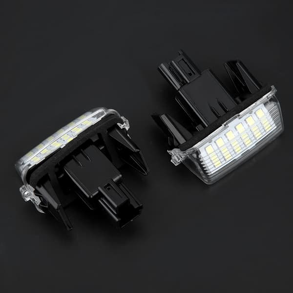 2 stk. 18 LED Perler Nummerplade LED Lys Lampe Passer til Toyota
