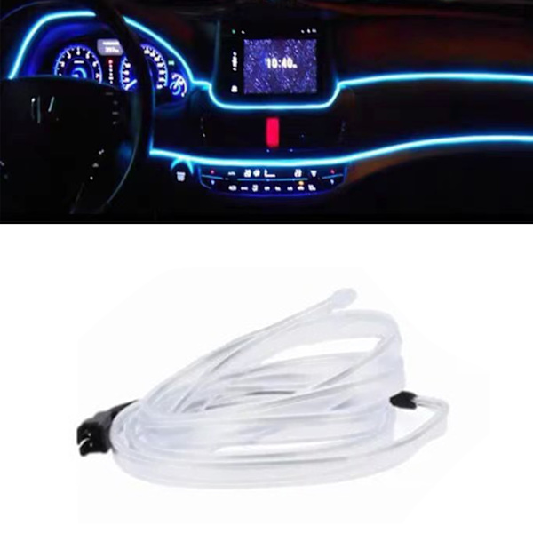 3 meter 5V bil LED indvendig strimlys blændfri hættefod kant atmosfære omgivende belysning med USB-interface blå