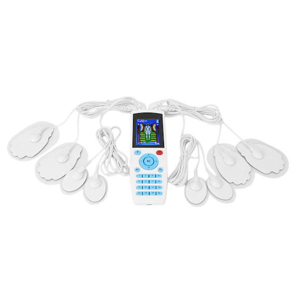 EMS TENS muskel stimulator enhet maskin 16 lägen puls massager för naturlig smärtlindringsterapi 110‑240VAU-kontakt