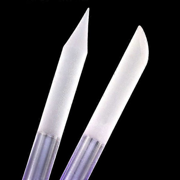 1 st Professionell Manikyrpinne i Glas för Nagelbandsputsare och Pedikyr Nageltillbehör Hög Precision Storlek 10,4x0,5cm Lavendel