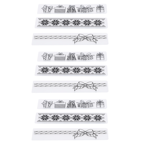 9 stk. Blomster Plast Embossing Folder DIY Papir Dekoration Kort Maker Skabelon Tilbehør