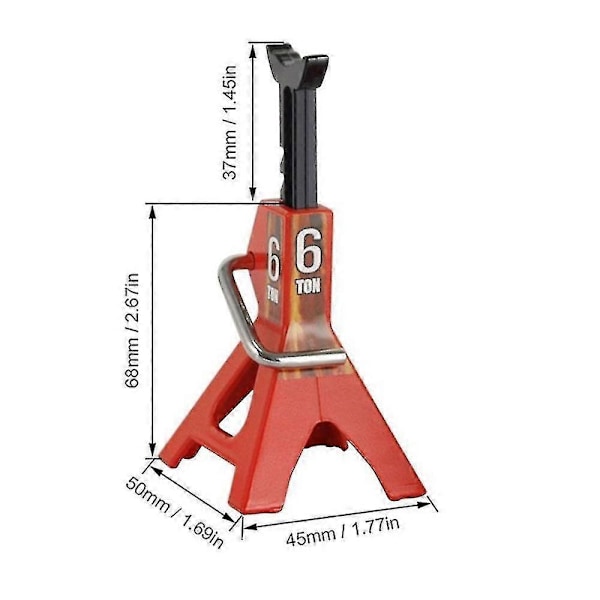 4 Stk. Metal Donkraft Reparationsbeslag Kompatible