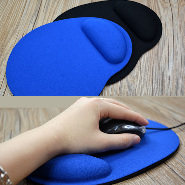 Ergonomisk komfort handledsstöd Musmatta Dator PC Laptop Halkfri musmatta