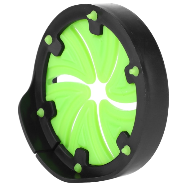 Utendørs PP Plast Grønn Svart Kronblader Trekantet Universell Paintball Speed Feed Gate Lokk Hoppere Deksel