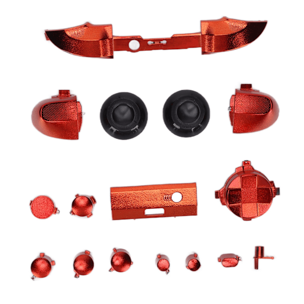 Full Game Controller Button Set Electroplating Replacement Handles Accessories for Xbox Series XRed