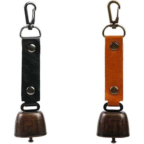 Pack Mini Vintage Metall Ko-Bjällra med Bjällra Mångsidig Kompakt Portabel Utomhus Vandring Ryggsäck Hänge Djurhalsband