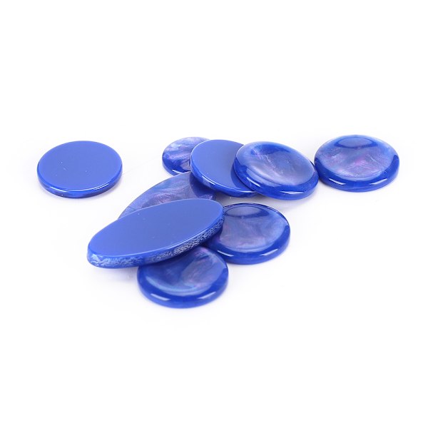 9 stk saksofon knapper innlegg plast dekorasjon musikkinstrument tilbehør blå M02110