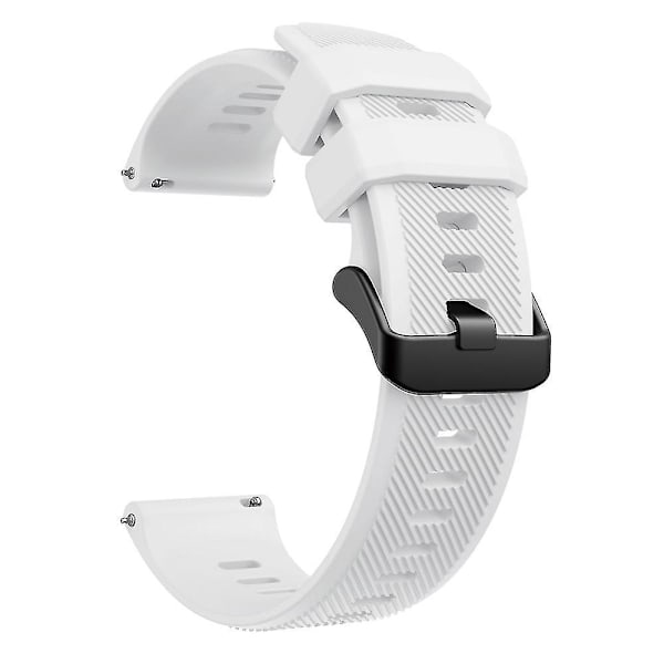 Silikonersättningsrem för Garmin Venu 2/Vivoactive 4/Forerunner 745 - 22mm armband 22mm vit