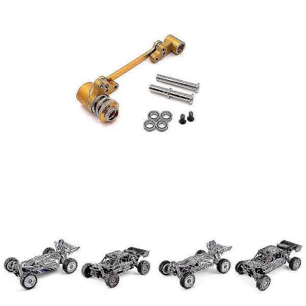 Metallinen ohjausvivusto Servosäästäjä Yhteensopiva Wltoys 144001 Rc-auton kanssa, 3