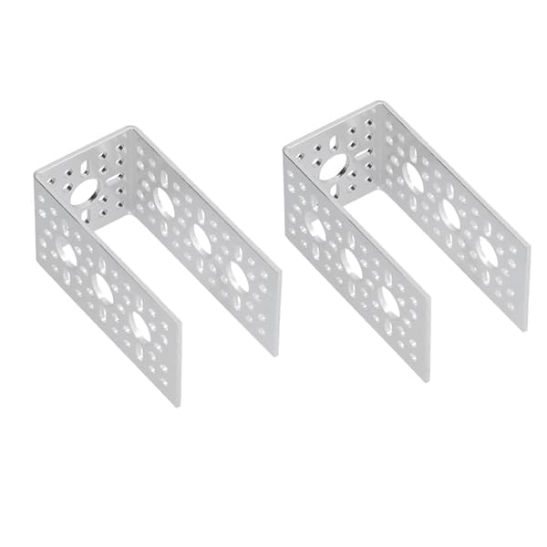 2 stk U-formet brakett i aluminiumslegering robot servobrakett for robot DIY-tilbehør