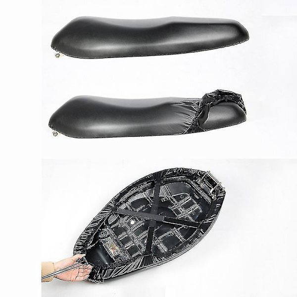 Universal XL Elastisk Motorcykel Sædedæksel med DIY Opbevaringspose