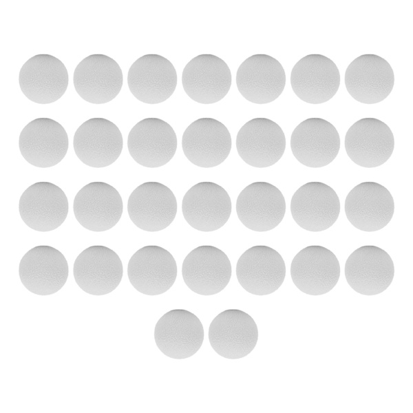 30 kpl 21,5 mm EVA Foam Golfpallot Pehmeä Foam harjoitusgolfpallot sisä- ja ulkoharjoitteluunWhite
