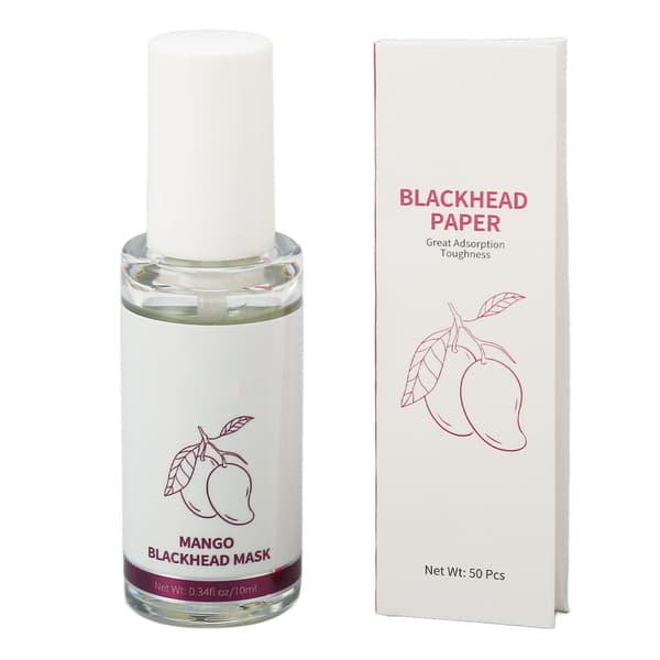Blackhead Remover Liquid Kit Mild Safe Shrink Pores Reduce Pimples Deep Cleanse Strong Adsorption Blackhead Mask Kit