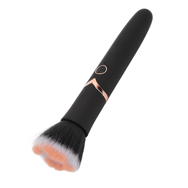 Makeup Brush Foundation Blush Lös Pulverborste 10 Gears Vibration elektrisk massageborste Svart
