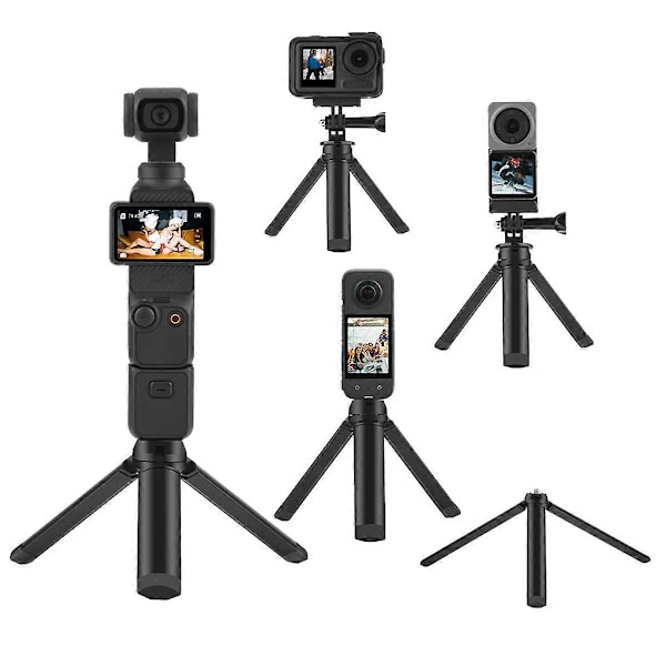 Mini Stativ Fickkamera Skrivbordsstativ Hållare Selfie Sticks L