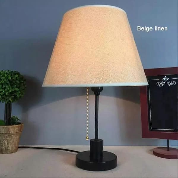 Bordslampa Lampskärm Tillbehör E27 Nedre Diameter 30cm Gul