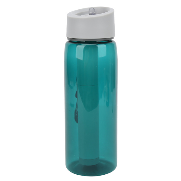 Suodatettu vesipullo integroidulla suodatinpillillä Camping Emergency Water Bottle PurifierGreen