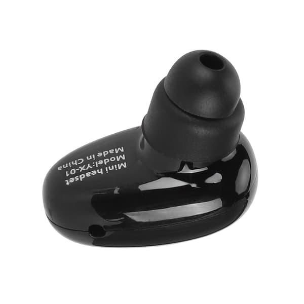 YX01 Bärbart Bluetooth-headset hörlurar exklusive laddningsbox Subwoofer HD-samtal Svart