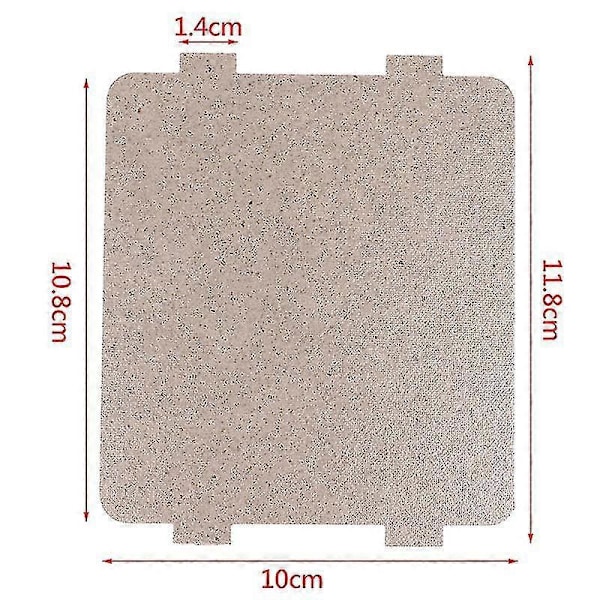 5 kpl Varaosamikalevyjä mikroaaltouuneihin - 11,8 cm x 10 cm