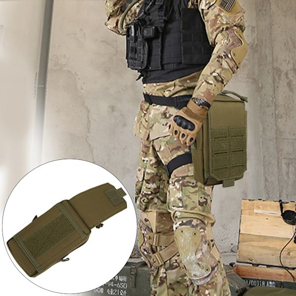 Multifunction Outdoor Waterproof Tactics Midjeväska Bärbar Sports Running Handväskor Gröna