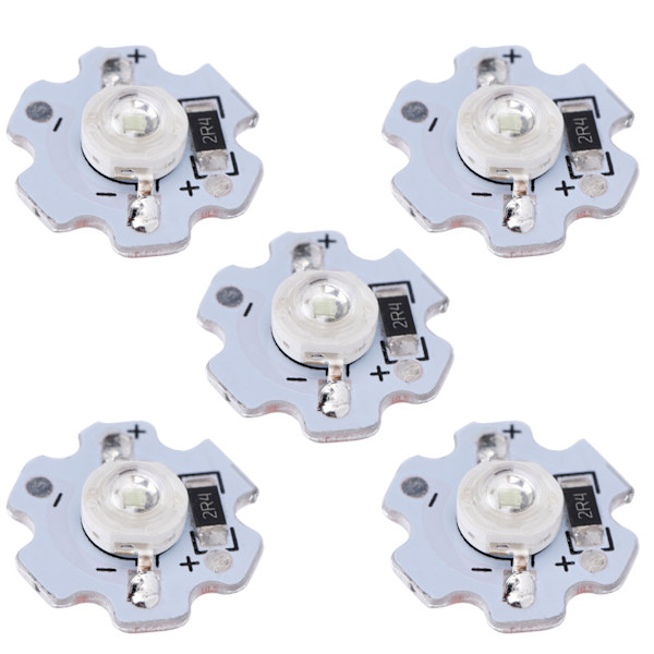 25 stk. 5V LED-chips 200LM 3W LED-pæreperler med høj effekt til DIY-belysningsarmaturer Blåt lys 455-460NM