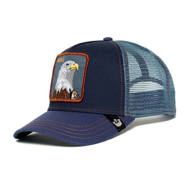 Fuglebroderet mønster baseball cap til mænd, moderigtig udendørs rejseåndbar mesh baseball hat
