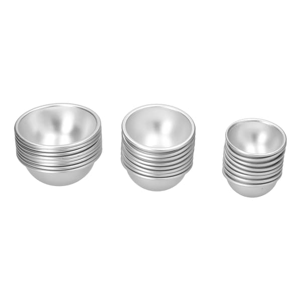 DIY aluminiumslegering badesaltkugleforme letvægts husholdningsismodel kagebageformsæt#24