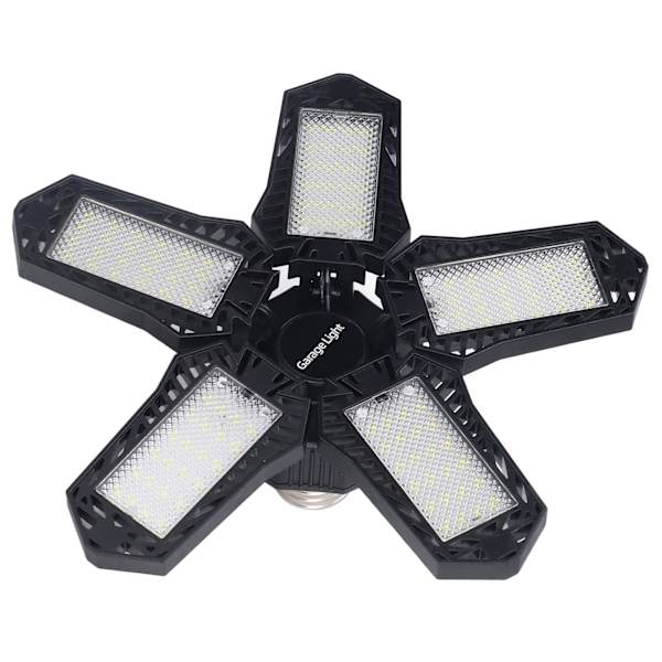 LED-garagelys Foldegarage-loftslys E27 20W 1500LM 5-fløjet lagerværkstedslys 85‑265V