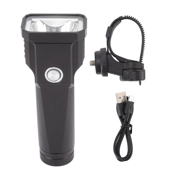 Rechargeable Bike Light Set LED 3 Modes Bicycle Front Back Illumination Night Riding Flashlight