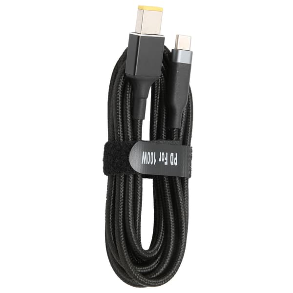 JORINDO PD Laderkabel USB C til Lang SlimTip Strømladekabel for ThinkPad (3 meter)