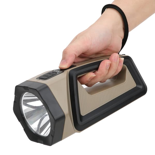 Multifunksjonell LED COB Ladelampe Vanntett Sterkt Lys med Elektrisk Mengdevisning for Utendørs Camping