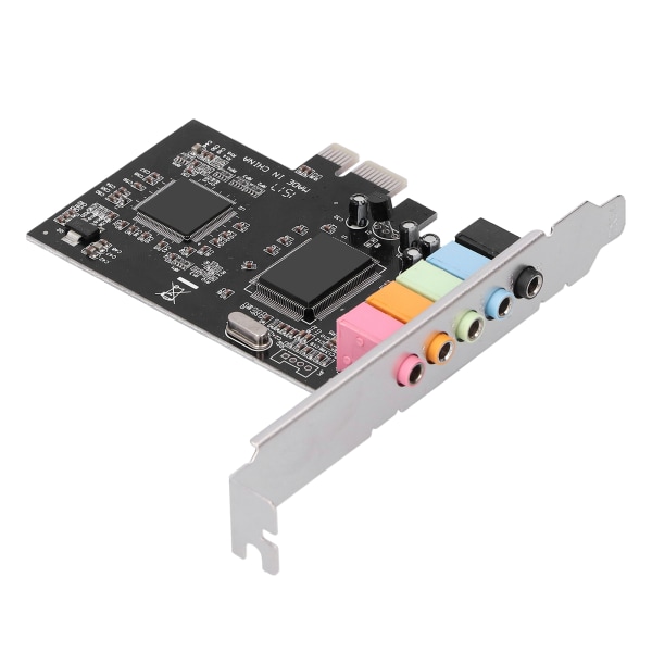 PCI-E 5.1 ​​lydkort CMI8738 Chip Stereo Audio Card Support til Windows 7 til stationær computer