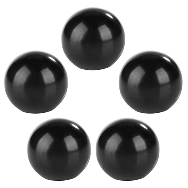 5 Styck Svart rund kula Bakelit Spak Knopp M8*32 Byte av verktygsmaskin