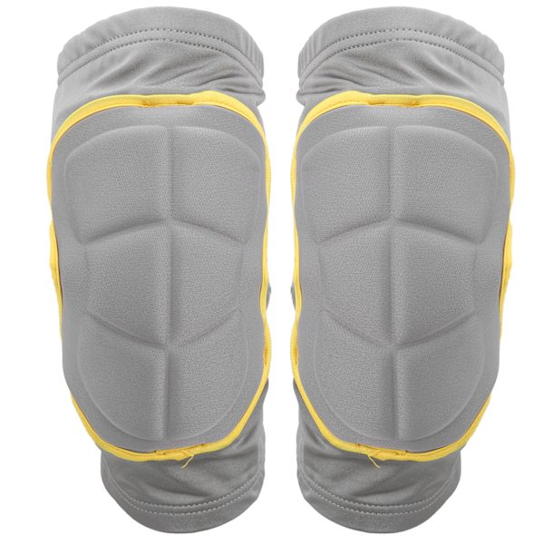 PROPRO Knæstøtte Multilayer Fortykkelse Unisex Knæbeskytter Støtte Skiløb Cykling SportsbeskyttelseSølvgrå XL