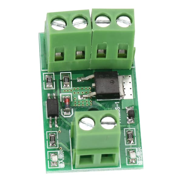 MOS FET Driver Modul Høy Effekt PWM Bryter Kontrollkort 3-20V til 3.7-27VDC 10A