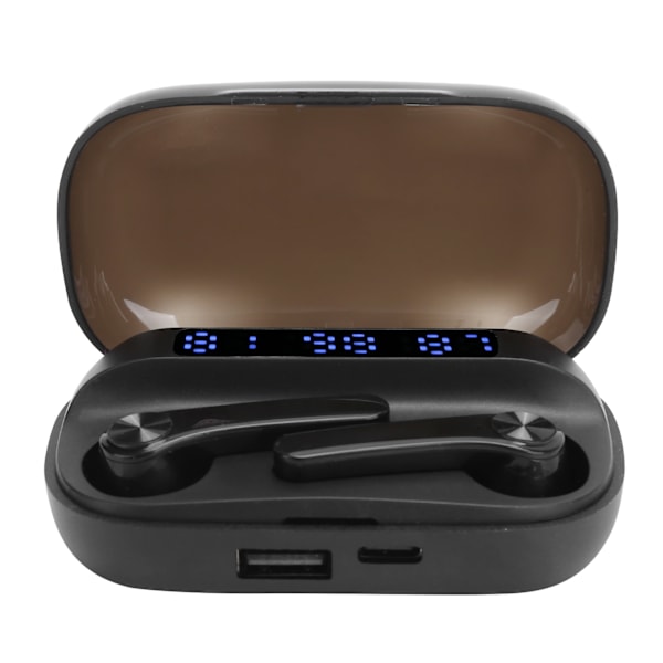 QT81 True Wireless Bluetooth 5.1 Binauralt Earphone Sports Headset med Mikrofon