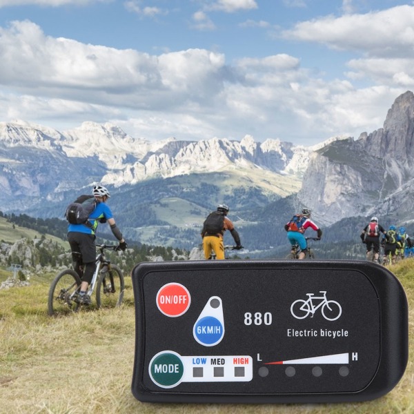 KT- LED880 Cykel för SM Normalkontakt Kontrollpanel Display Mätare Cykelmodifiering Elektriskt tillbehör