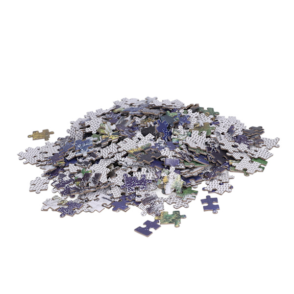 1000 brikker jordpuslespill tilpassede papirpuslespill runde DIY puslespill leker for voksne barn