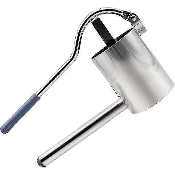 Manuell pastamaskin i rustfritt stål, spaghettimaskin, grønnsaks- og fruktjuicer (sølv)