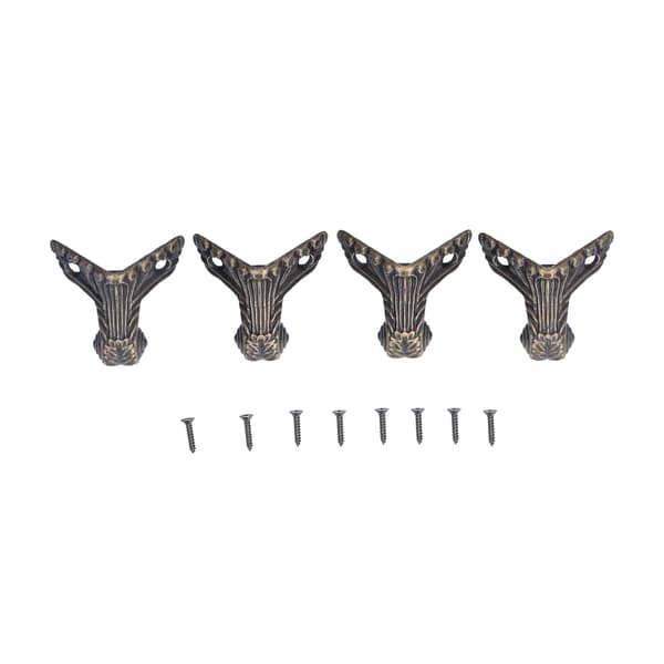 12 stk. smykkeskrinben Antikk elegant utseende Premium legering Solid Slitesterk Rustfri trekasseben