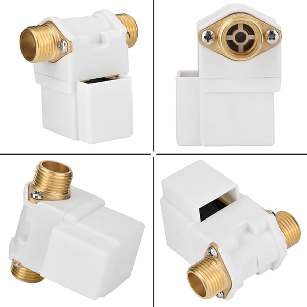 DC 12V G1/2\" Solenergi Elektrisk Magnetventil For Vann N/C Normalt Lukket