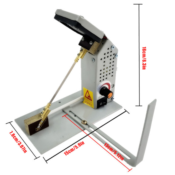 Bandspets Skärmaskin Justerbar Termisk Multifunktionell Manuell Varm Skumskärare CN-kontakt 220V