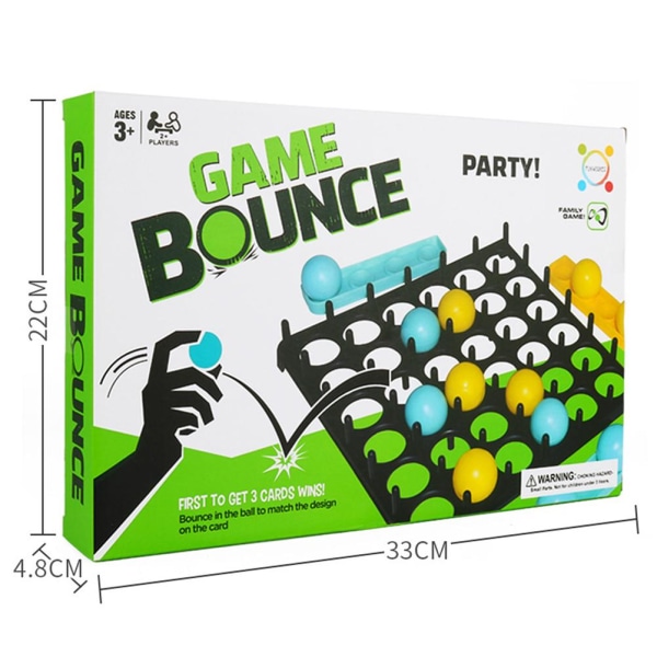 Pong Challenge Game Bounce Pallopeli Lautapeli Kid Family Party Interaktiivinen pöytäkoneen pomppiva lelu