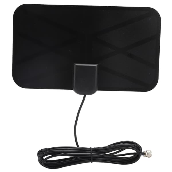 Indendørs High Definition Digital Antenne Højforstærknings TV Antenne Lille Gittermønster Sort