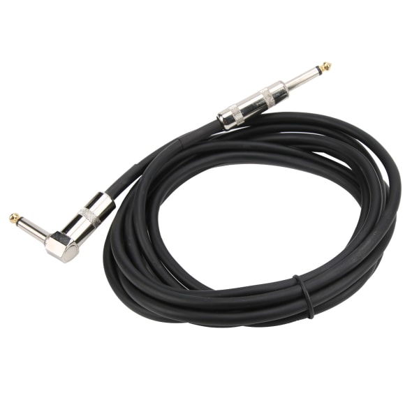 Gitarkabel rett vinkel til rett 6,35 mm lydforsterkerledning for profesjonelt scenespill 10 pi