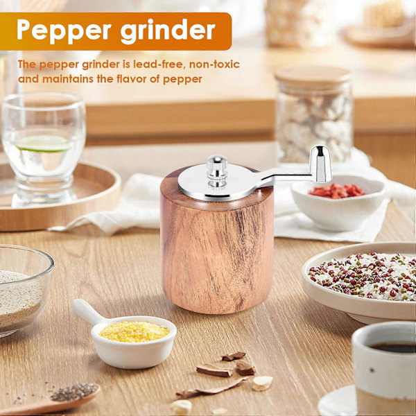 Pepperkvern, Håndsveiv Pepperkvern i Tre