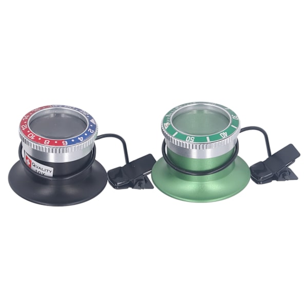2 st Clip On Eyeglass Magnifier Mini Hands Free HD Förstoringsglas Verktyg för Klockreparation 10X