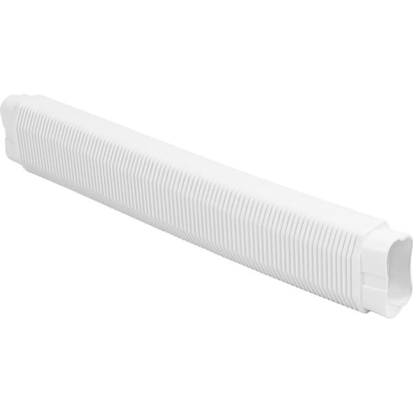 Dekorativt fleksibelt PVC-rør til udendørs kobberrør til aircondition, model 435, lige linjebeskyttelse.