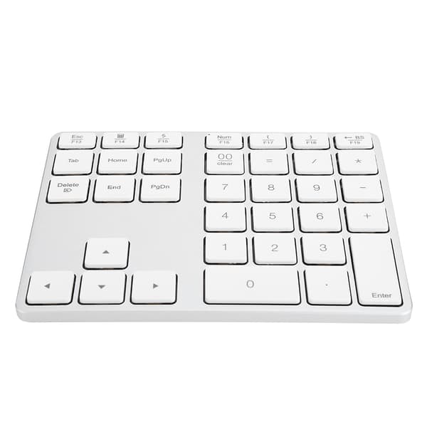 Mini numerisk tastatur til Bluetooth 3.0 aluminiumlegering indbygget litiumbatteri